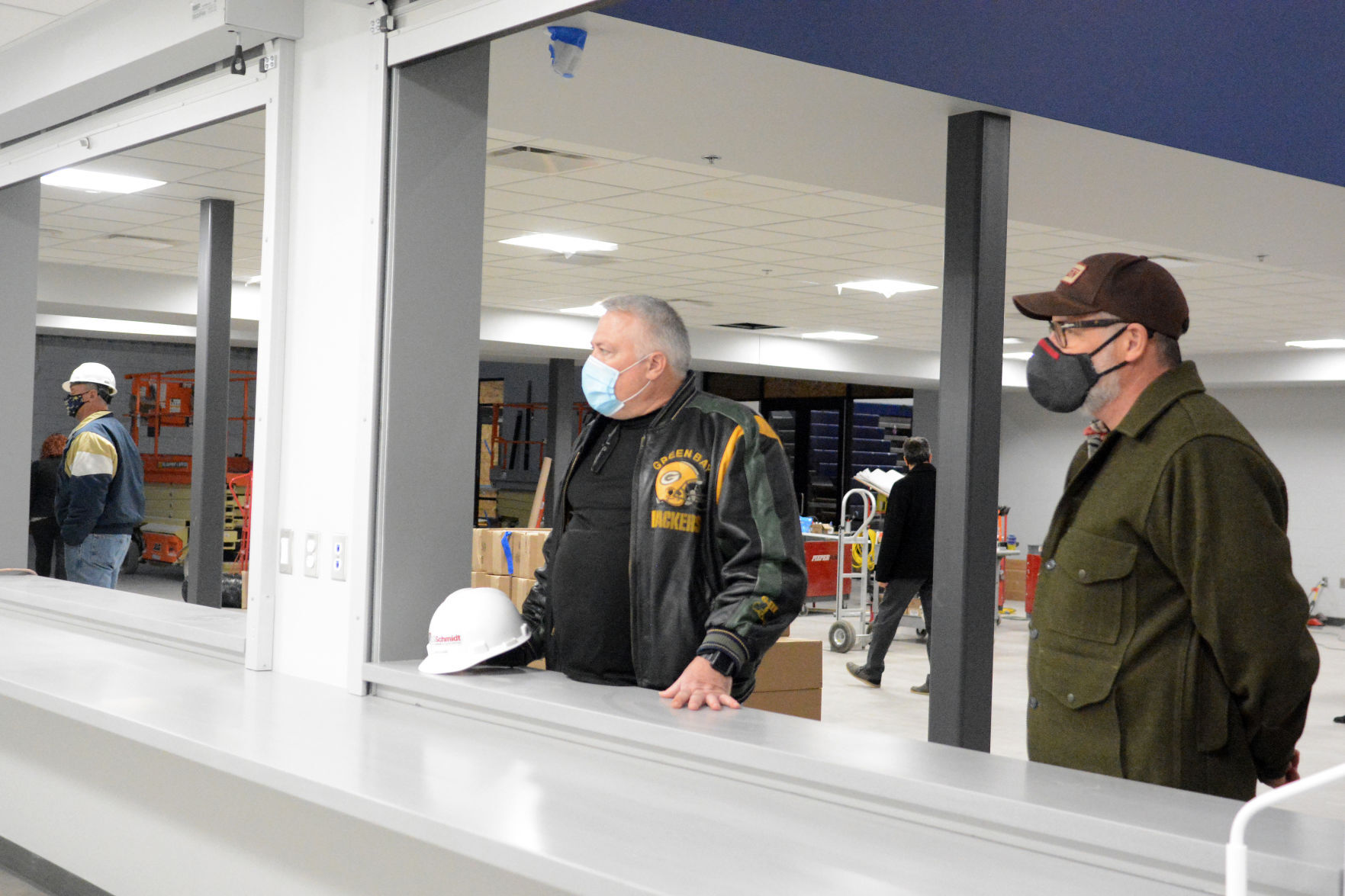 Tour of Jack Young Middle School construction, Dec. 7
